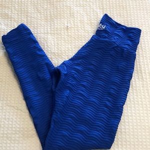 Royal blue booty pants